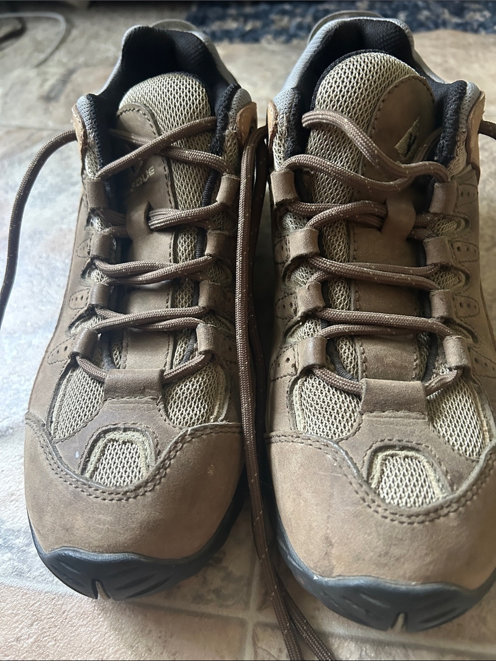 Vasque Women's Brown Mesh & Suede Hiking Boots
